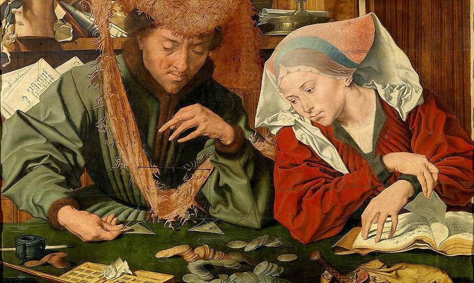 Маринус ван Реймерсвале. «Сборщик налогов и его жена (Меняла и его жена)». 1539. Фото: Museo Nacional del Prado