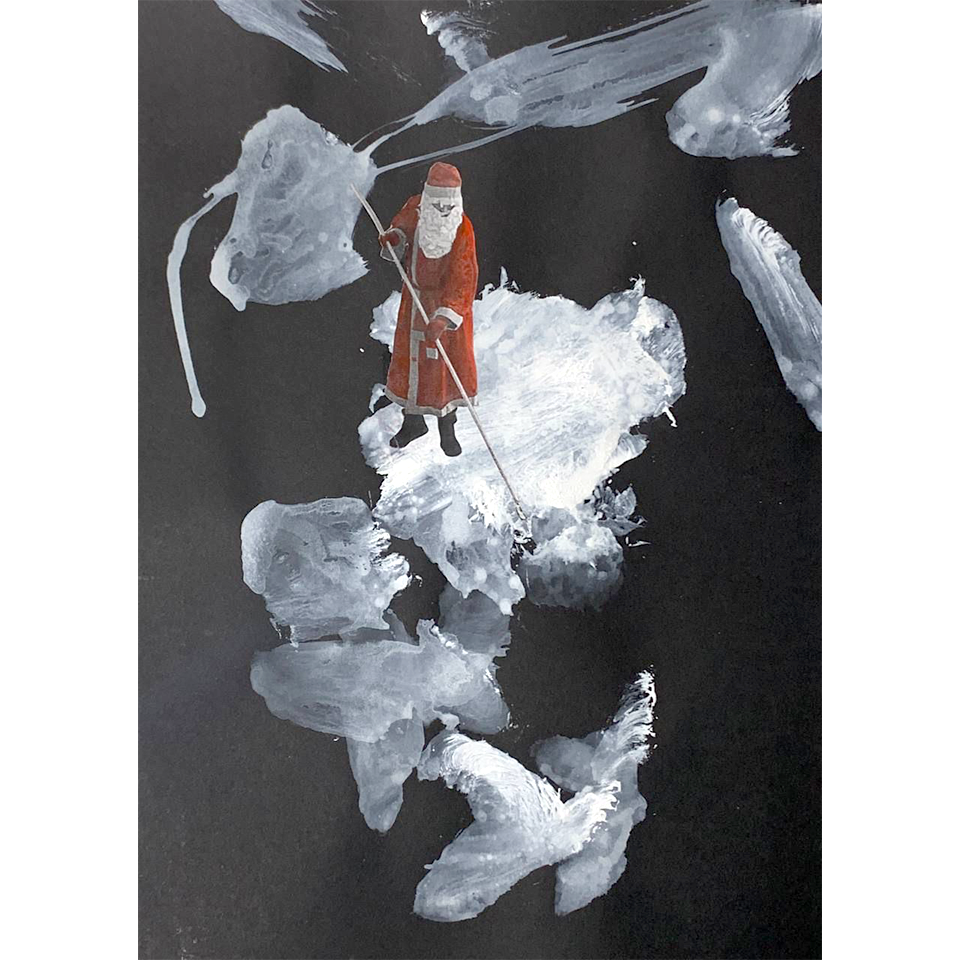 Иван Симонов. «Дед Мороз рисует». 2023. Фото: Pogodina Gallery, Москва