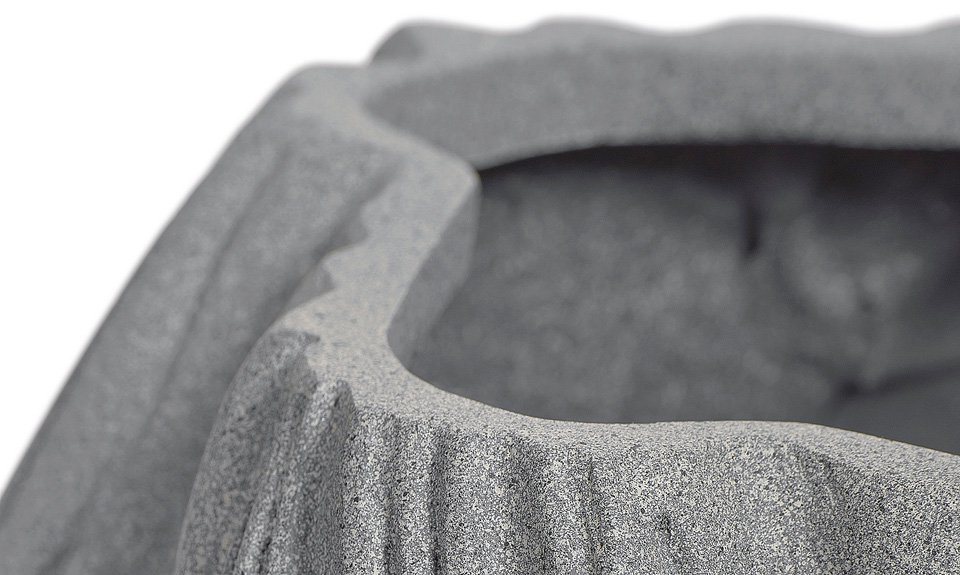 Полистоун —инновационный материал, в основе которого натуральный камень и полимерные смолы. Фото: Treez Collection