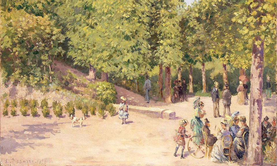 Камиль Писсарро. «Городской парк в Понтуазе». 1873. Фото: Государственный Эрмитаж