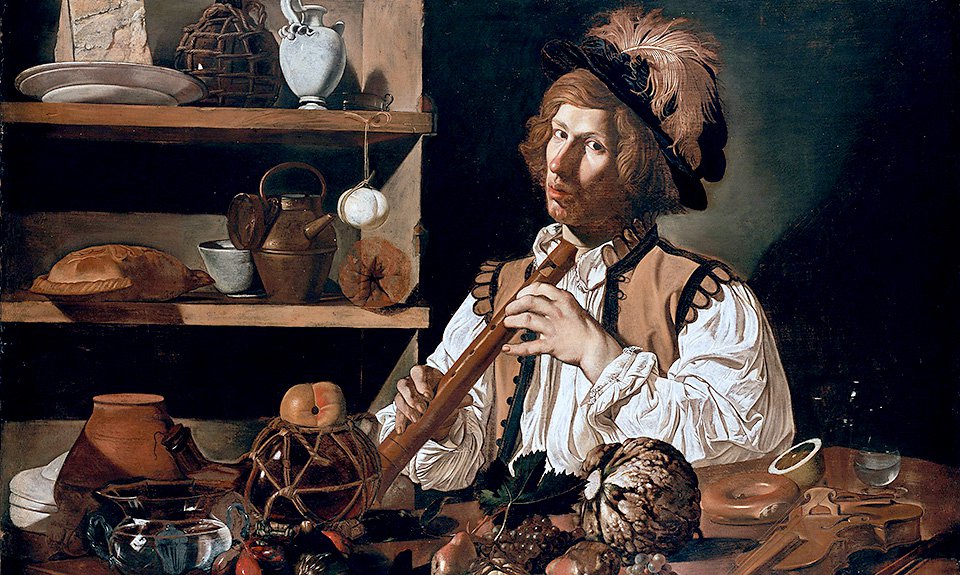 Чекко дель Караваджо. «Флейтист». 1615-1620. Фото: Ashmolean Museum, Oxford