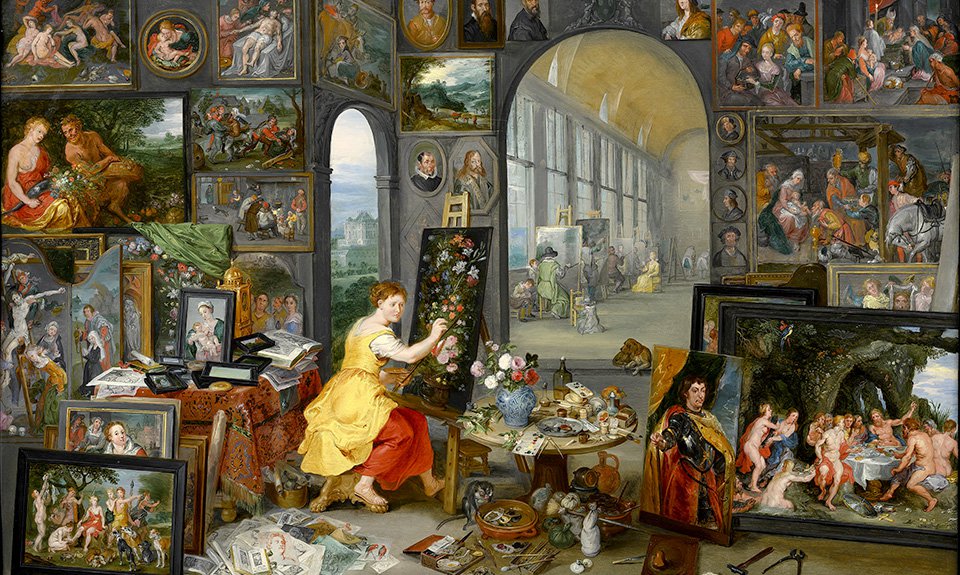 Ян Брейгель Младший. «Аллегория живописи». Около 1625–1630. Фото: Peter Cox/JK Art Foundation