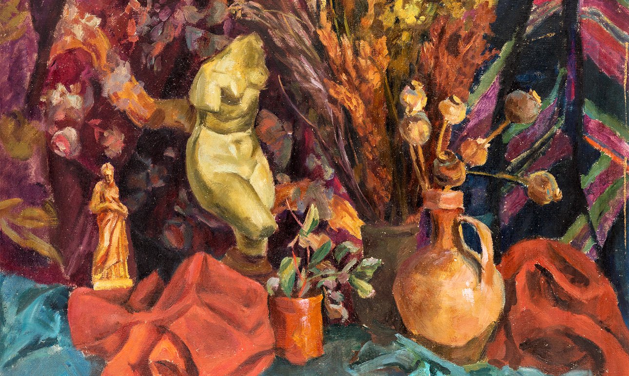 Александр Осмеркин. «Натюрморт с торсом Венеры». 1951. Фото: Собрание Инны Баженовой