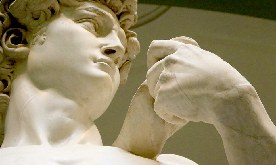 Микеланджело Буонарроти. «Давид». 1501—1504. Галерея Академии, Флоренция. Фото: Rowan Simpson/Unsplash