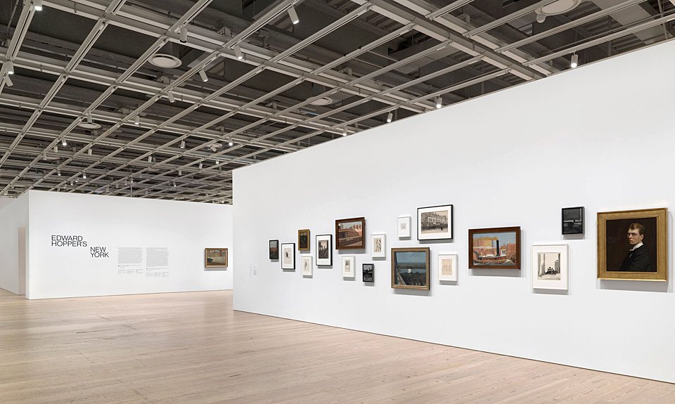 Выставка «Нью-Йорк Эдварда Хоппера» в Музее американского искусства Уитни. Фото: Ron Amstutz/Whitney Museum of American Art