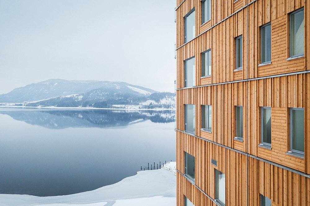 Самая высокая в мире башня из дерева Mjosa Tower. Норвегия, 2019. Фото: Metsä Wood/Voll Architect