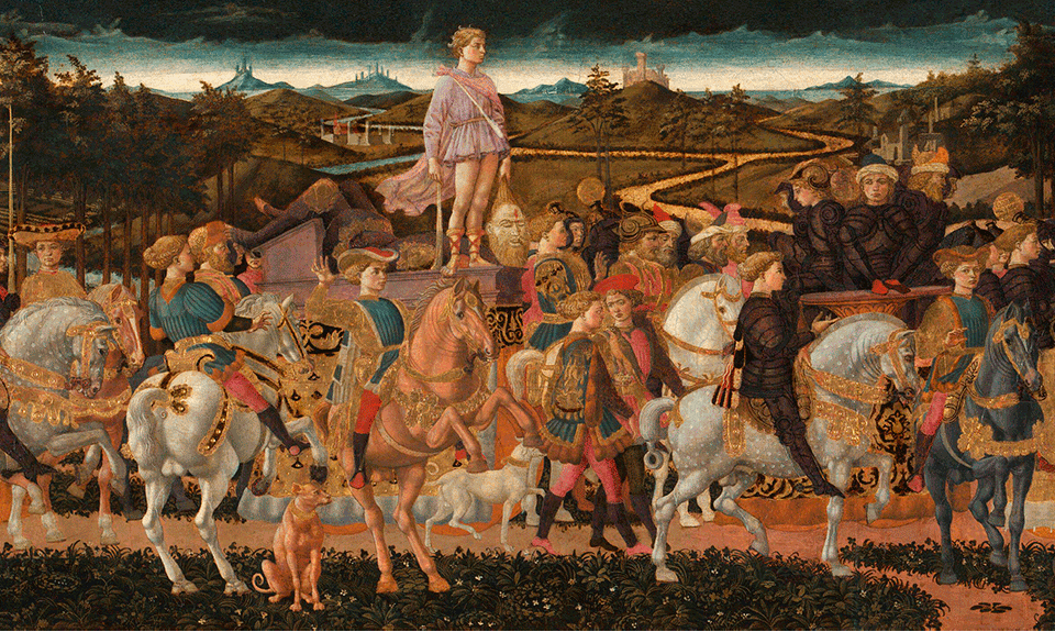 Франческо Пезеллино. «Триумф Давида». 1445–1455. Фрагмент. Фото: Лондонская национальная галерея