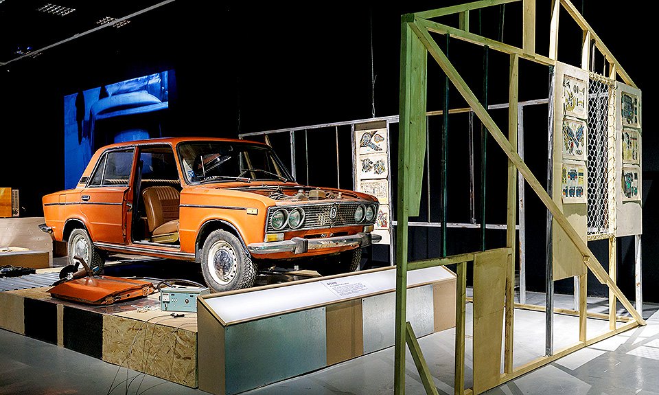 Выставка «Куплю гараж» в Музее Москвы. Фото: Сергей Лукьянов/Музей транспорта Москвы