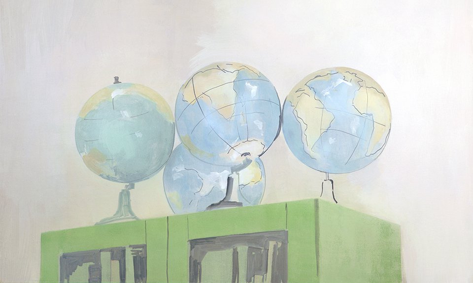 Александра Паперно. «Натюрморт с глобусами». 2018. Фото: Музей современного искусства Антверпена