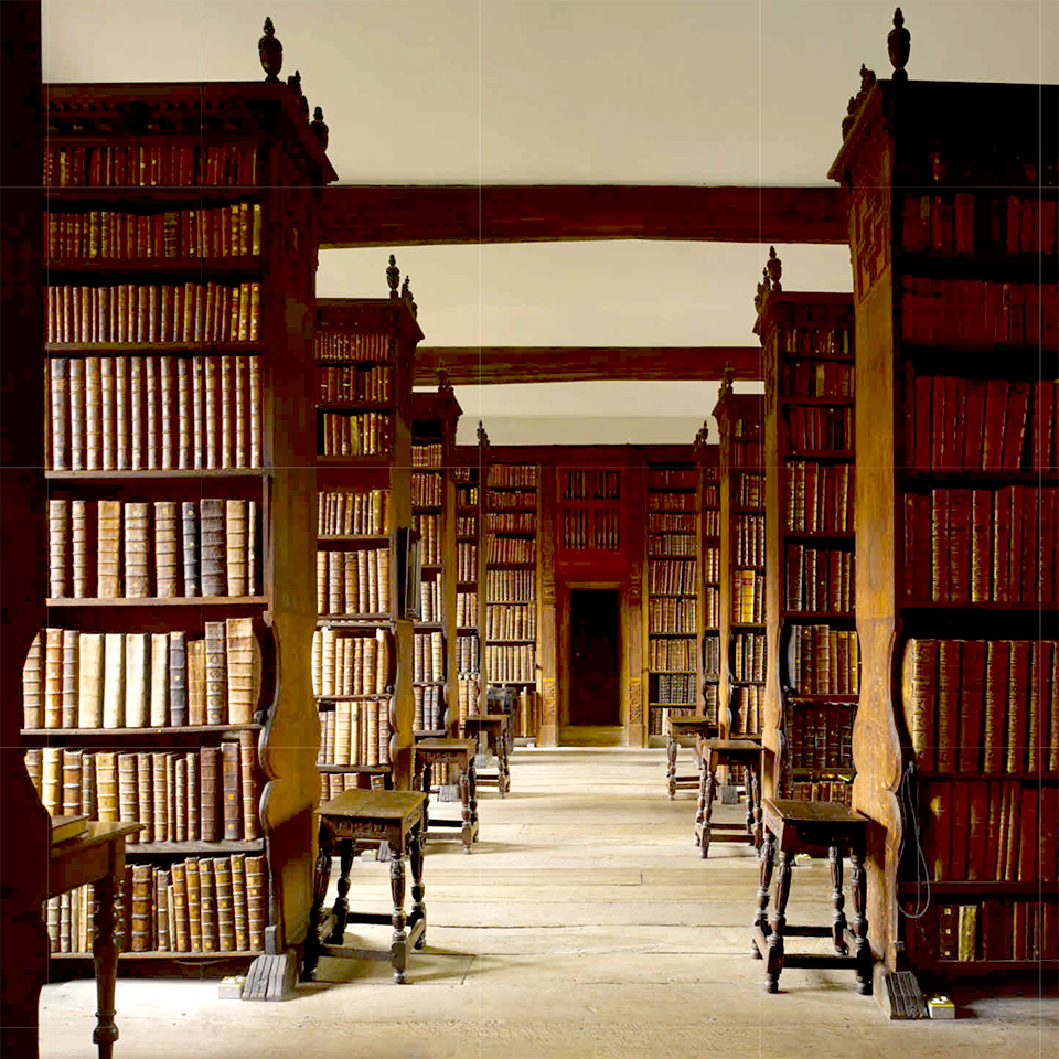 Библиотека Куинс-колледжа. Кембридж, Великобритания. Фото: Thames & Hudson
