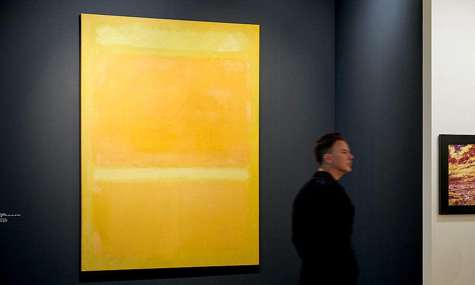 Не нашло нового хозяина большое полотно Марка Ротко по цене $60 млн. Фото: Art Basel