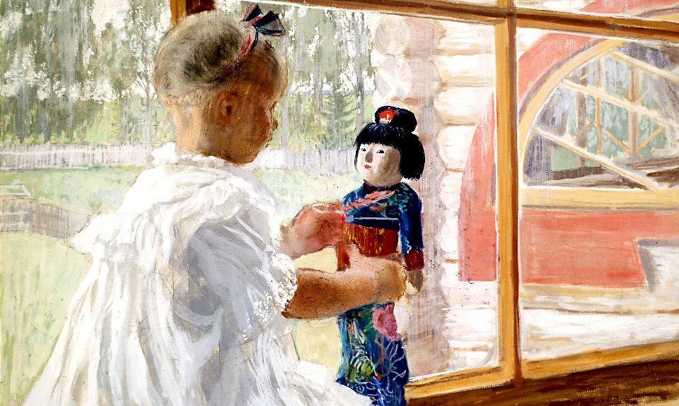 Борис Кустодиев. «Японская кукла». 1908. Фото: Государственная Третьяковская галерея