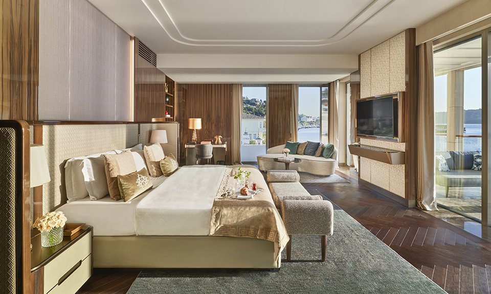 Интерьер спальни Royal Bosphorus Suite. Фото: Mandarin Oriental