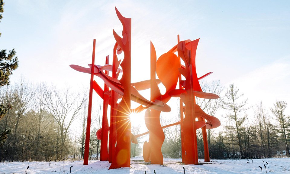 В Парке скульптур Фредерика Мейера в Мичигане, США. Фото: Frederik Meijer Gardens & Sculpture Park