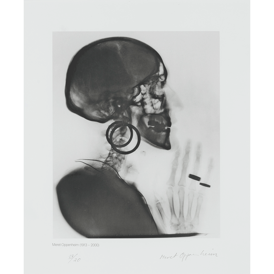 Мерет Оппенгейм. «Автопортрет (рентген черепа М. О.)». 1964. Фото: Christie's