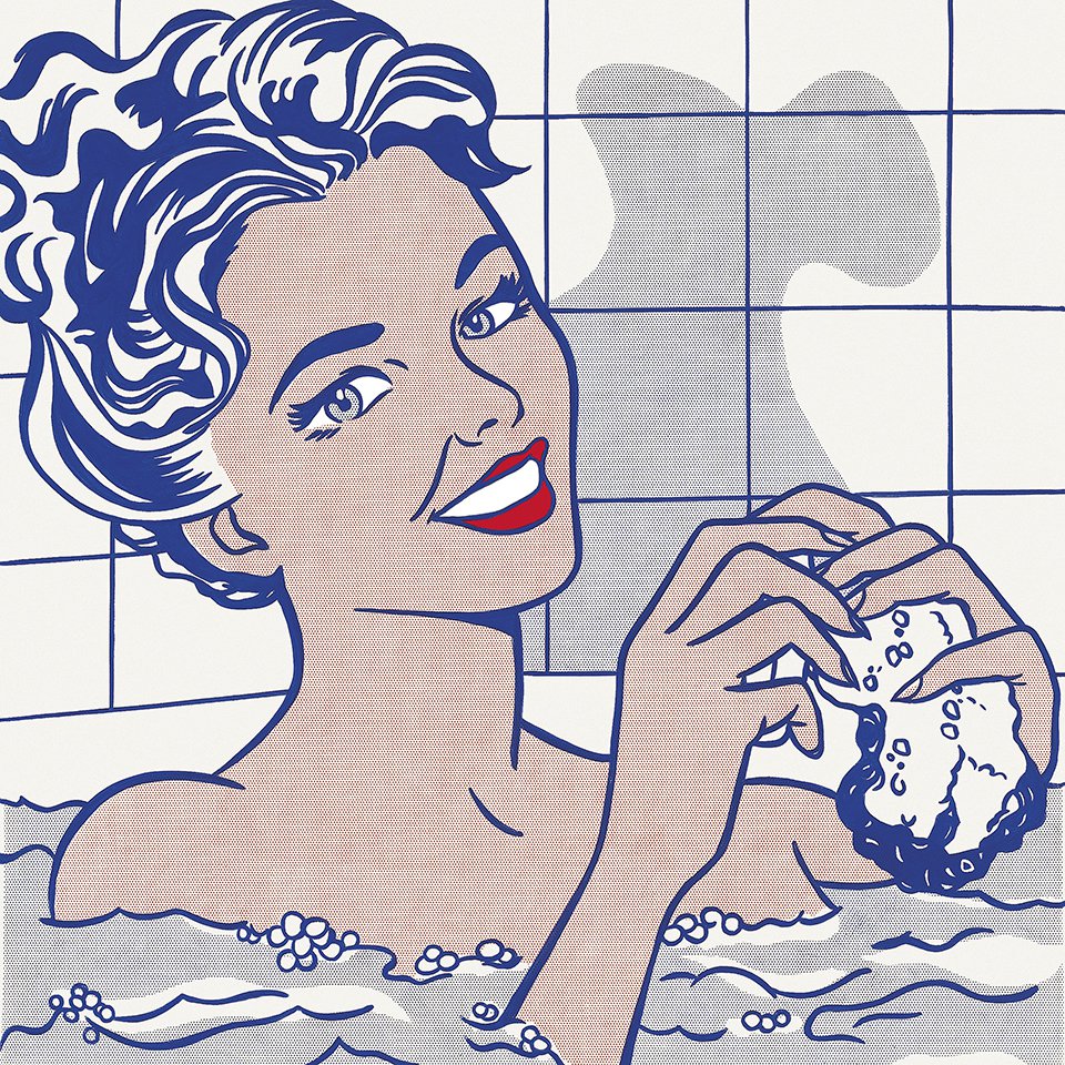 Рой Лихтенштейн. «Девушка в ванной». 1963.  Фото: Музей Тиссен-Борнемиса