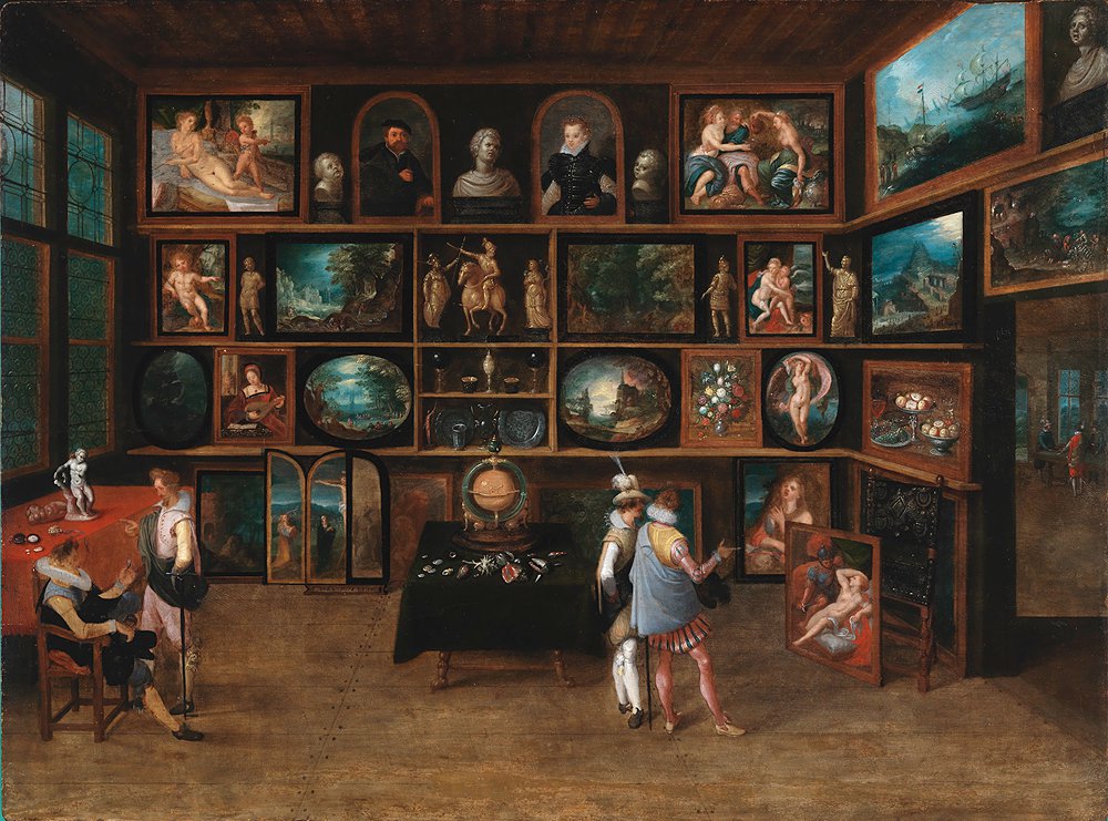 Иероним Франкен II. «Ценители искусства в галерее». Между 1607 и 1623. Фото: Yehia Eweis/Finnish National Gallery