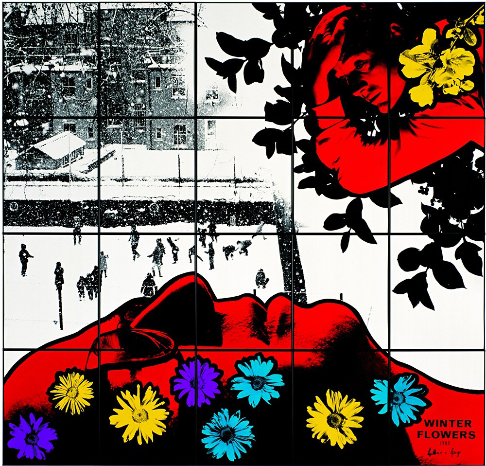 Гилберт и Джордж. «Зимние цветы». 1982. Фото: Brooklyn Museum