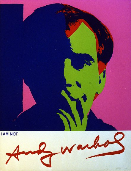 Я не Энди Ворхол! 1990. Шелкография на бумаге. 76х58 см. © Московский музей современного искусства