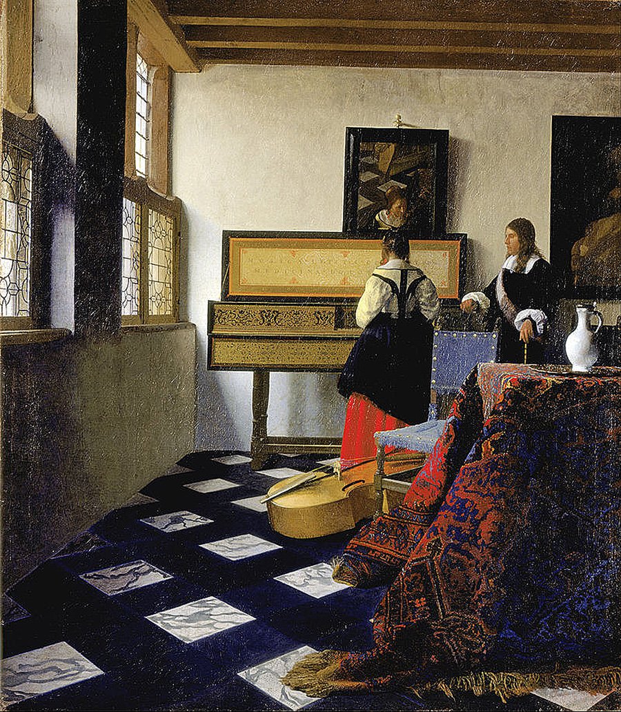 Ян Вермеер. «Урок музыки». 1662–1665. Фото: The Royal Collection/Google Art Project