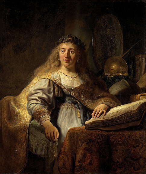 Рембрандт. «Минерва в своем кабинете». 1635. Фото: The Leiden Collectio