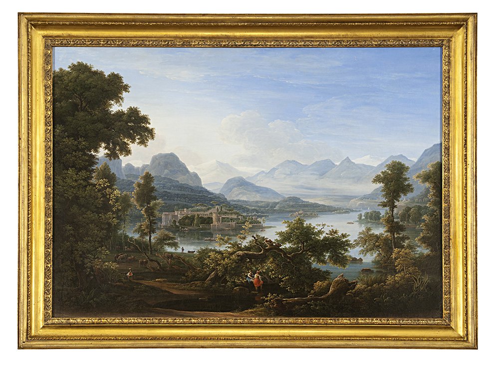 Федор Матвеев. «Лаго Маджоре». 1812. Фото: RUSSIAN ANTIQUE & ART FAIR