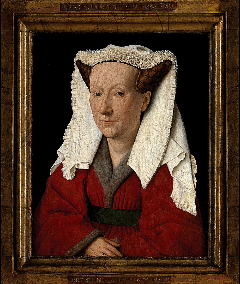 Ян ван Эйк. «Портрет Маргариты ван Эйк». 1439. Фото: Musea Brugge, www.lukasweb.be – Art in Flanders, foto Hugo Maerte