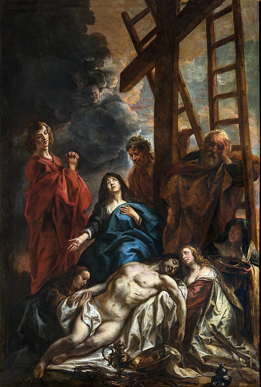 Якоб Йорданс. «Оплакивание Христа». 1650-е. Троицкий собор, Александро-Невская лавра, Санкт-Петербург. Фото: ГМИИ им. А.С.Пушкина