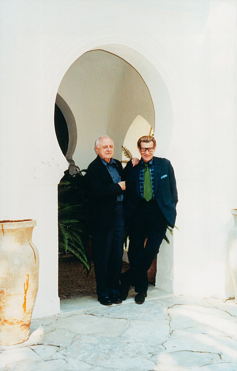 Пьер Берже и Ив Сен-Лоран в Марокко. Фото: Sotheby'