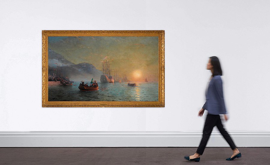 Иван Айвазовский. «Прощание Колумба перед отплытием». 1892. Фото: Sotheby's