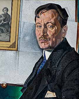 Юрий Анненков. Портрет Александра Тихонова. 1922. Christie’s, £2,5–4,5 млн