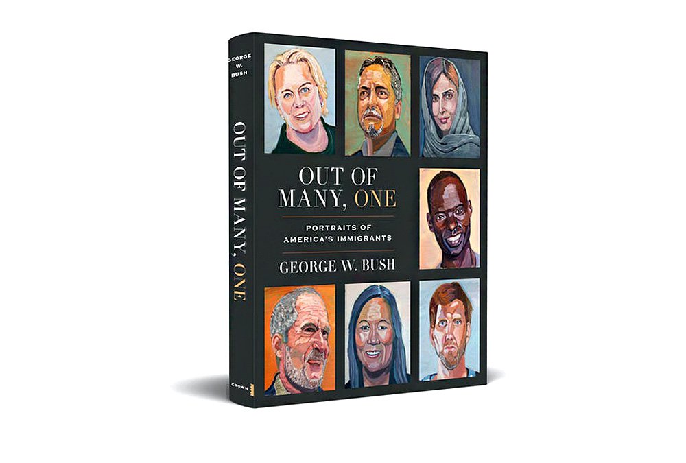 George W. Bush. Out of Many, One: Portraits of America's Immigrants. Crown (March 2, 2021). 192 pages. На английском языке. Фото: Crow