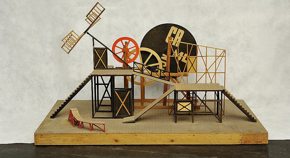 Любовь Попова. Проект спектакля «Великодушный рогоносец». 1922