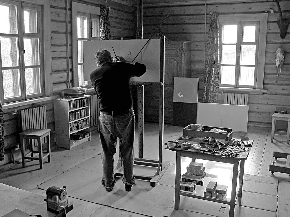 Эдуард Штейнберг. Таруса, мастерская, 2008 Фото: Новое литературное обозрение
