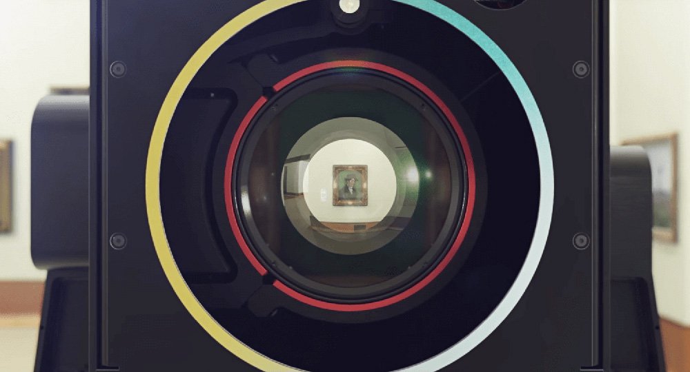 Картина в объективе гигапиксельной роботизированной камеры Аrt Сamera, созданной для оцифровки произведений искусства специально для института культуры Google. Фото: Google Arts and Culture