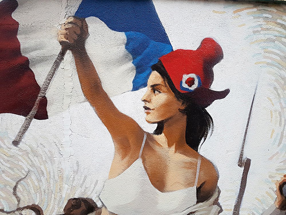 Pboy. «Свобода, ведущая народ — 2019». Фрагмент. Фото: Pascal Boyart