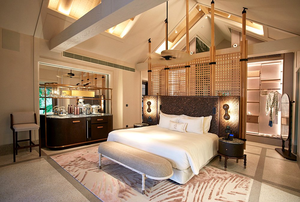 Интерьер одной из четырех спален Beach Residence