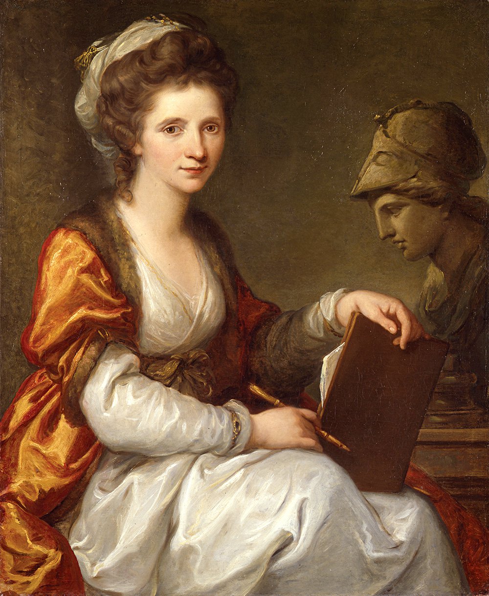 Ангелика Кауфман. «Автопортрет с бюстом Минервы». 1784. Фото: Bündner Kunstmuseum, Chur, Depositum der Gottfried Keller- Stiftung, Bundesamt für Kultur, Ber