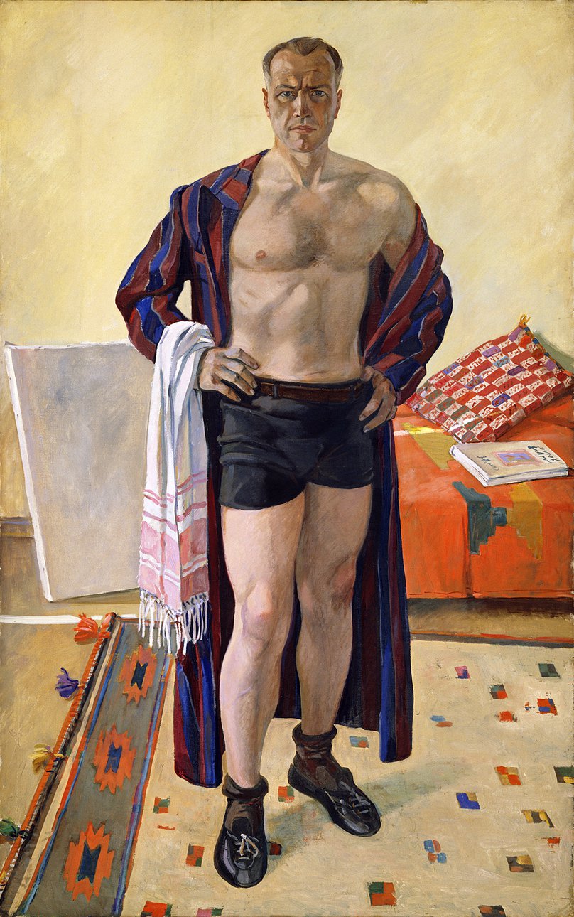 Александр Дейнека. «Автопортрет». 1948. Фото: ЦВЗ «Манеж», Санкт-Петербург