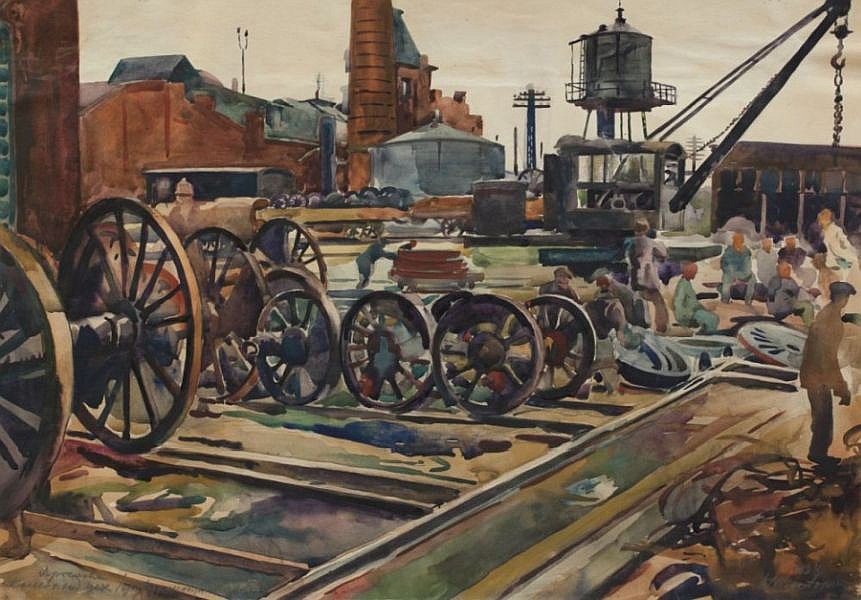 Николай Шестопалов. Ярославль. Ремонтный завод. 1938