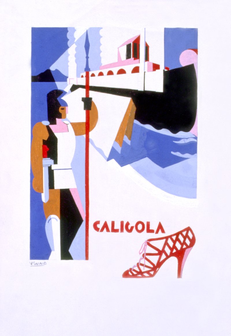 Лучо Венна. Калигула. 1930. Плакат для рекламной кампании Salvatore Ferragamo. Музей Сальваторе Феррагамо