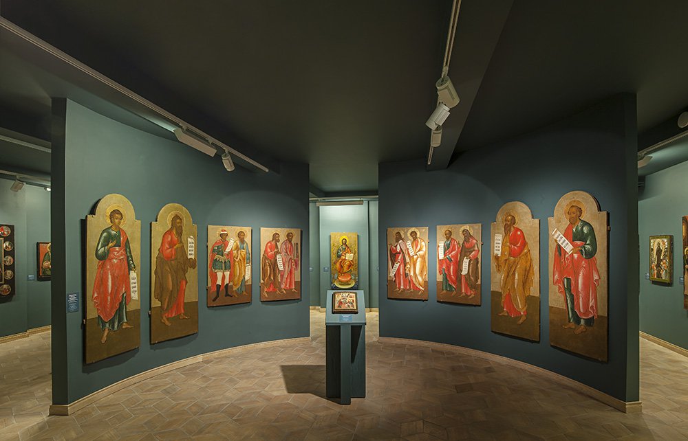 Зал русской иконописи XVIII в. в Музее русской иконы в Москве. Фото: Музей Русской иконы