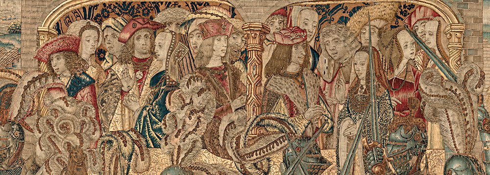 «Турнирную шпалеру Фридриха Мудрого» современные эксперты датируют 1490-ми гг. Фото: Musée des Beaux-Arts de Valenciennes, France/Photography by Nicolas Roger