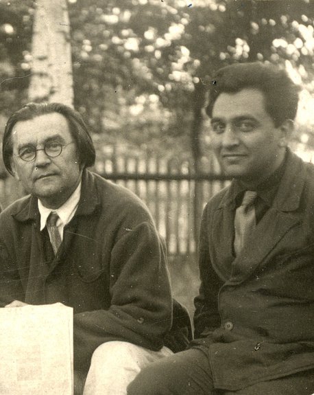 Казимир Малевич и Николай Харджиев. Немчиновка, 1933 г. Фото: РГАЛИ