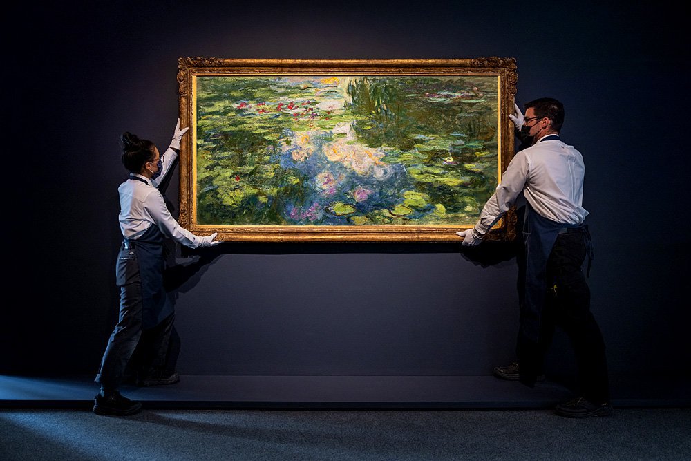 Клод Моне. «Пруд с кувшинками». Продано на Sotheby's за $70,4 млн. Фото: Sotheby's