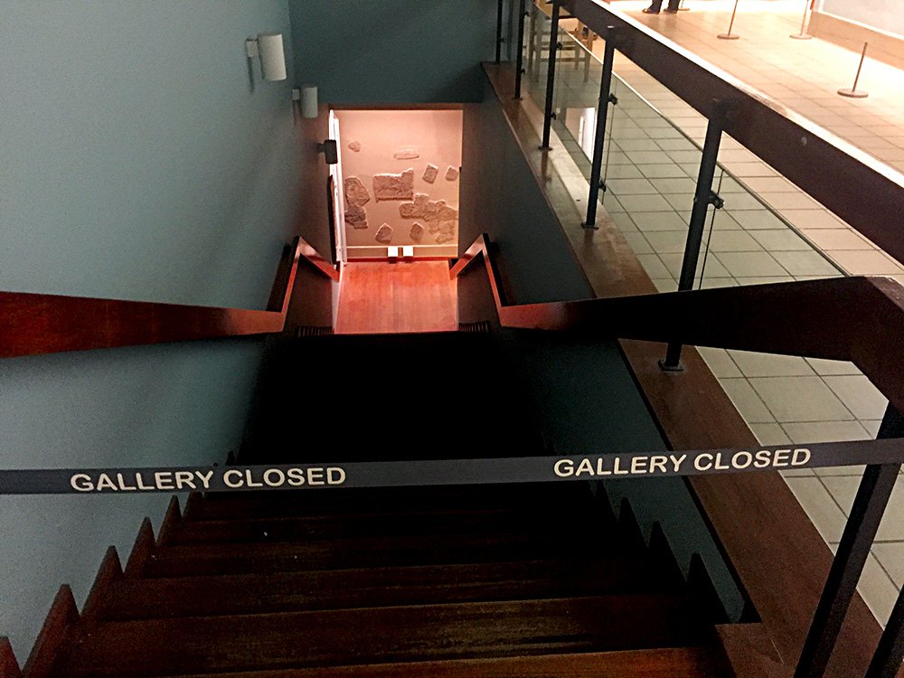 Лестница на цокольный этаж. Фото: British Museum