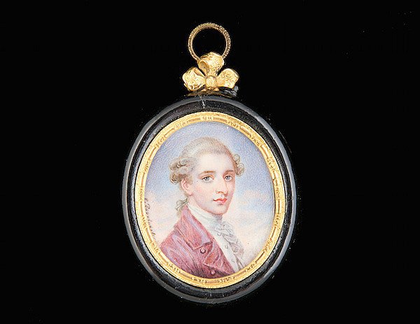 Владимир Боровиковский. Миниатюрный портрет П.А.Зубова. 1790. Эстимейт €1,5 тыс.