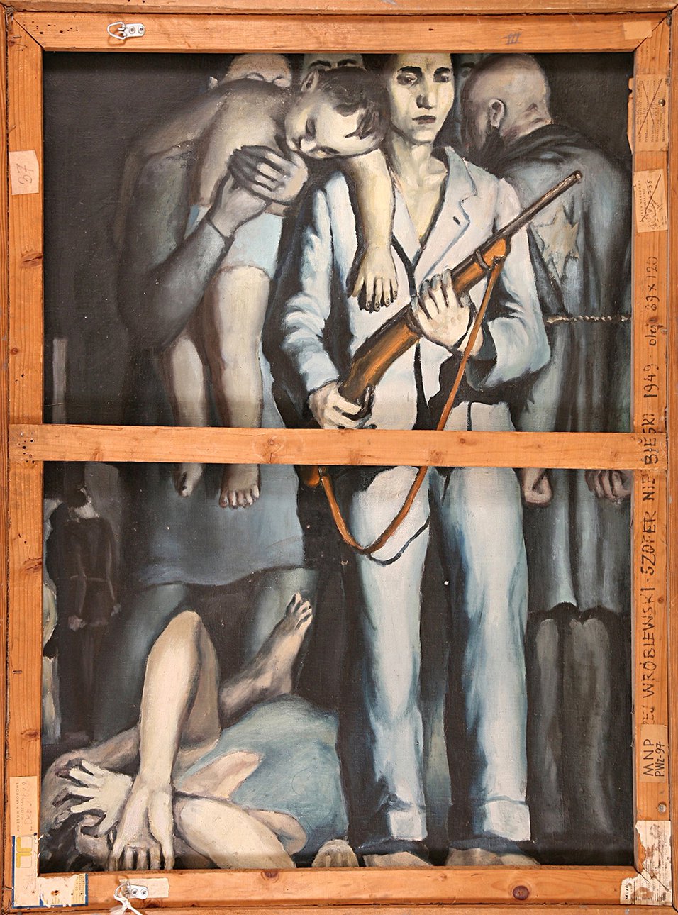 Анджей Врублевский. «Ликвидация гетто». 1949. Фото: Andrzej Wroblewski foundatio