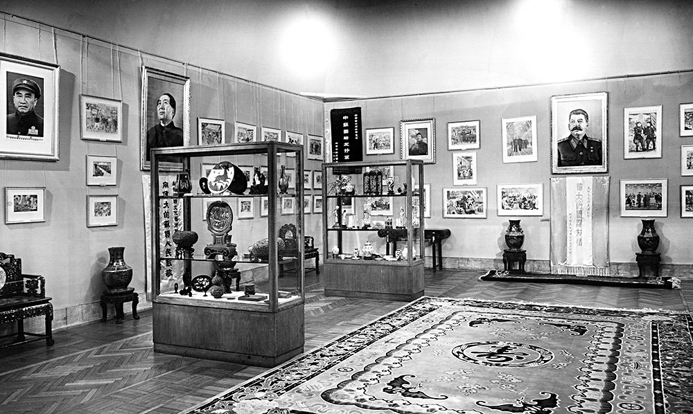 Экспозиция музея. 1950–1960-е гг. Фото: Государственный музей Востока