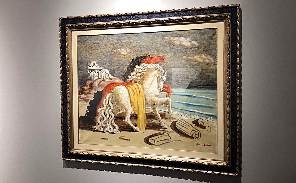 Джорджо Де Кирико. «Лошади у моря». 1932. Галерея Tornabuoni Arte. Фото: Ильдар Галеев